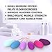 FENHUA Kegel Exercise System–Pelvic Floor Strengthening- Set of 6 Premium Silicone Kegel Exercise Weights & Control with Training Kit for Women: Beginners & Advanced