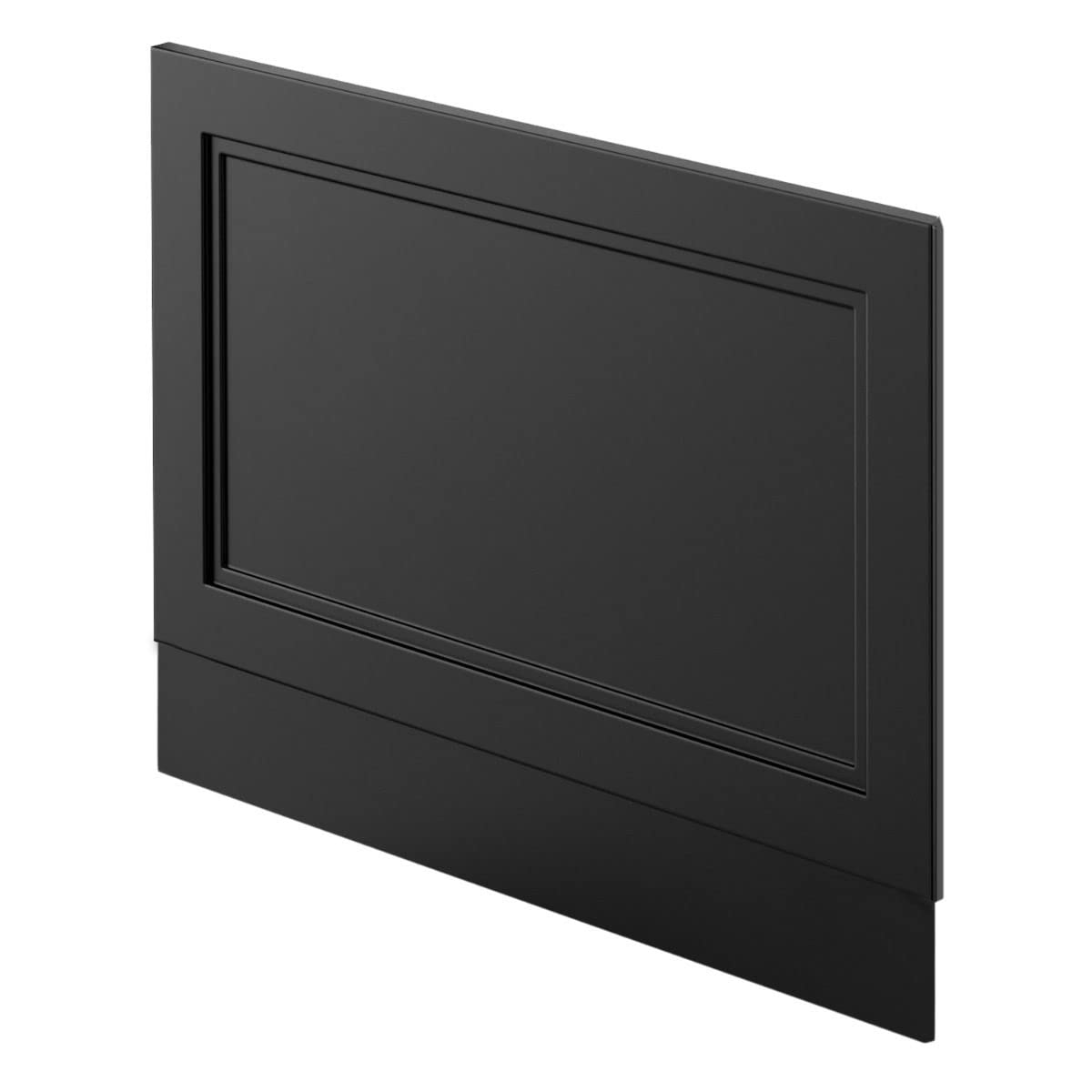 Rowan 800mm End Bath Panel Adjustable Height Traditional Design Shaker Style Detail  Black