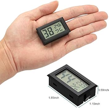 Eeekit 5 Pack Mini Thermometer Hygrometer Small Lcd Digital Temperature Humidity Meter Thermometer And Humidity Gauge Celsius Display For Cars Home Office Greenhouse Incubator Buy Online At Best Price In Ksa Souq Is Now