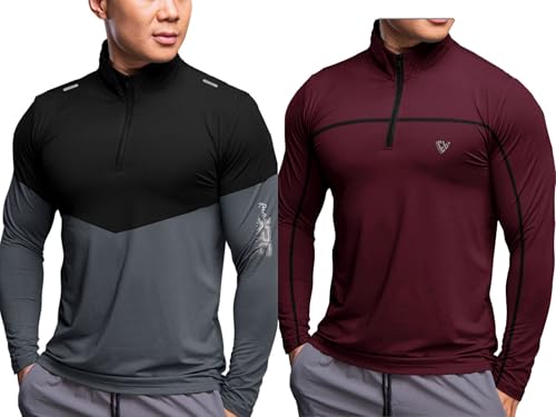 Image of Noble Monk Men's Active wear Regular Fit T Shirt |Full Sleeves |Casual T-Shirt for Men