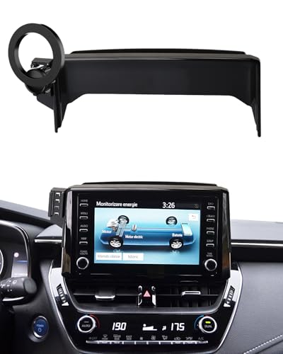 Car Phone Mount for 2019-2025 2026 Toyota Corolla/Corolla Hatchback /2022-2025 2026 Corolla Cross Accessories 8-inch Screen Compatible with Magsafe Car Phone Holder Not Affect Air Vent Phone Cradles