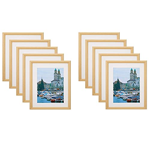 フジカラー FUJICOLOR 木製額縁 IM-30 A4 木地 10枚セット