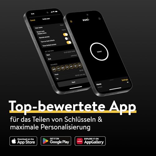 Nuki Smart Lock Pro (2023) 4. Generation, smartes Türschloss mit WLAN und Matter für Fernzugriff...