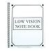 Low Vision Notebook - Bold Lines -White Paper