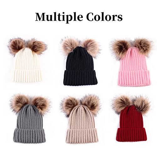 Baby Winter Warm Hat, Baby Newborn Knit Hat Infant Toddler Kid Crochet Hat Beanie Cap Beige #TOP6