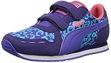PUMA Cabana Racer Animal V Sneaker , Parachute Purple/Blue Iris/Blue Atoll, 6 M US Toddler