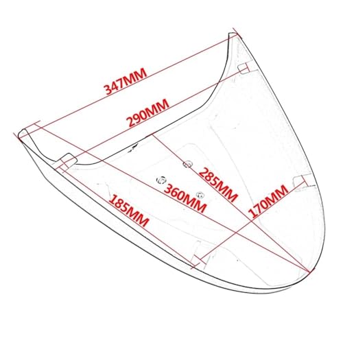 Capot de selle Trident 660 couvercle de carénage passager 2021-2025