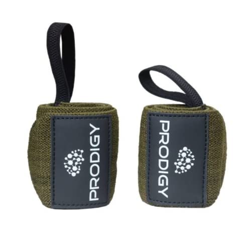 Premium Weightlifting Wrist Wraps 18" Professional Best Grade Wrist Support With Heavy Duty Thumb Loop - Wraps For Working Out, Strength Training, Weightlifting, Bodybuilding Green #TOP2