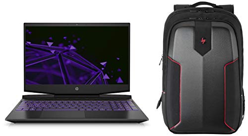 Image of HP Pavilion Gaming Core i7 9th Gen (8GB /1TB HDD + 256GB SSD /Win 10 /NVIDIA GTX 1650 4GB Graphics) 15-dk0049TX & Omen Gaming Backpack