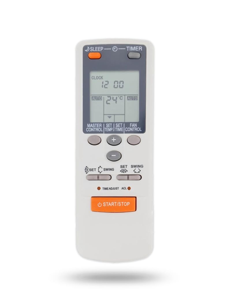 Replacement Remote Control for Fujitsu Air Conditioner AR-JW1 AR-JW2 AR-JW19 AR-JW11 AR-DL10 AR-DL12 AR-HG1 AR-FB2 AR-FB5 AR-DB3 AR-DB5 ASU9R2 AST24RGB ASU18C1 ASU18R1 ASU24C1 ASU24R1 ASU30C1 ASU18T