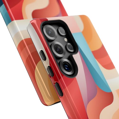 Coque Samsung S25 Ultra rigide protégeant des rayures style abstrait - 2