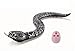 Fashionclubs Remote Control Snake Realistic RC Snake Toy, Infrared Remote Control Snake Toys Rattle Snake Prank Toys, USB Rechargeable 16