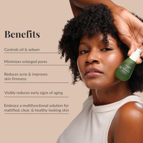 Image of LuxaDerme Pore Perfecting Korean Face Serum with Lotus Water, Galactomyces & Bifida Ferment | Clinically Proven Patented Actives to Minimize Pores, Control Oil & Sebum, Reduce Acne & Anti-Aging | Vegan Korean Skincare for Men & Women | 30ml