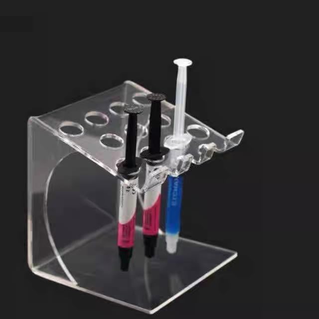 Dental Transparent Resin Composite Syringe Acrylic Organizer Holder Case Frame 1pc-image-5