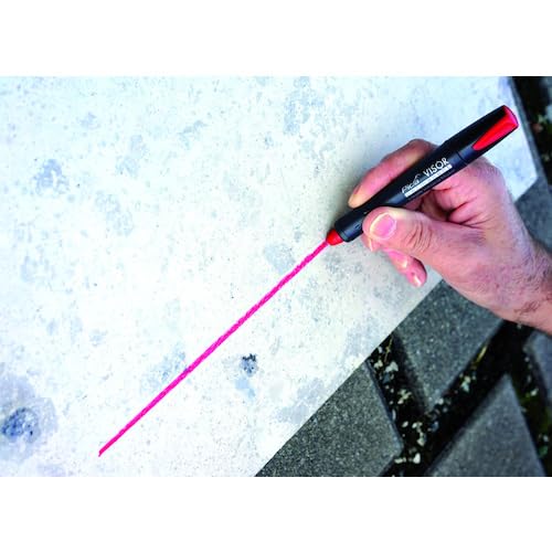 Pica 990/40 Permanentmarker/Industrial Marker | extrem unempfindlich und vielseitig, wasserfest, trocknet nie aus | Farbe: rot, Minendurchmesser: 10 mm, Länge: 85 mm