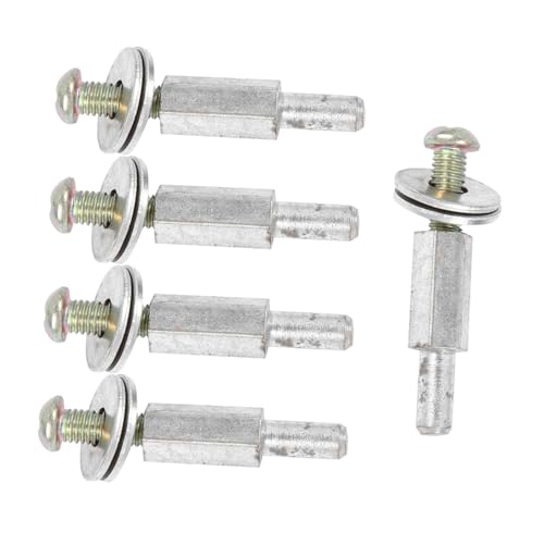 SEWACC 6mm Shank Buffing Wheel Mandrel Kit 5pcs Grinder Adapter Extend Arbor Length