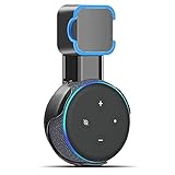 GOLDCHAMP Wall Mount Holder for Echo Dot Speaker 3rd Gen, Compact Bracket Box Plug and Built-in...