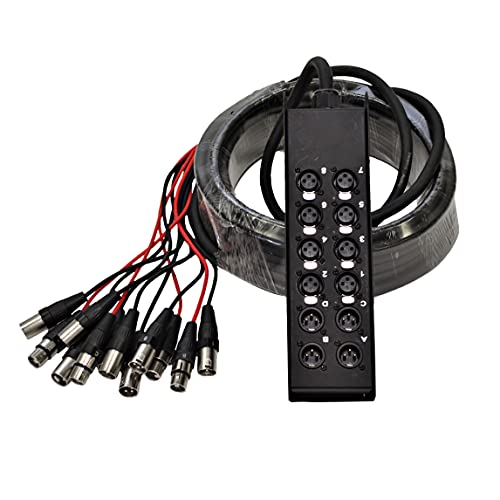 Seismic Audio Speakers 8 Channel Low Profile XLR Send Sub Snake Cable, XLR Splitter Cable, 50 Feet Seismic Audio Speakers 8 Channel Low Profile XLR Send Sub Snake Cable, XLR Splitter Cable, 50 Feet