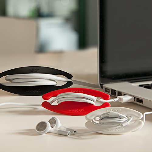 Bobino Cord Wrap & Organizer | Desk Cable Management | Medium 3 Pack miniatura 5