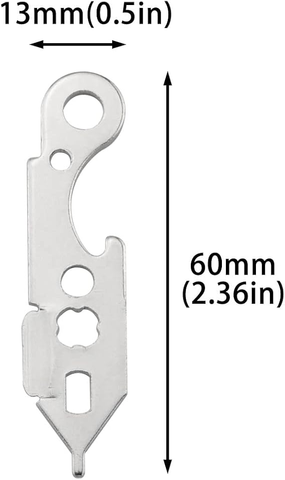 2pcs Dart Head Handling Dart Tools Dart Wrench for Loading and Unloading of Aluminum Rod and Specific Dart Head
