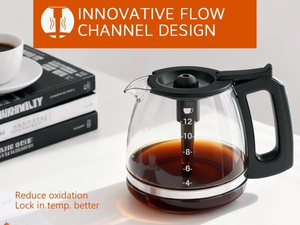 12-Cup Flexbrew coffee pot replacement Compatible with Hamilton Beach 49902,49904,49915,49905,49317,49467,49611,49934,46290,46299,46293,43874,49630,49615,49911,46299,46290,43874,49924 - Image 5