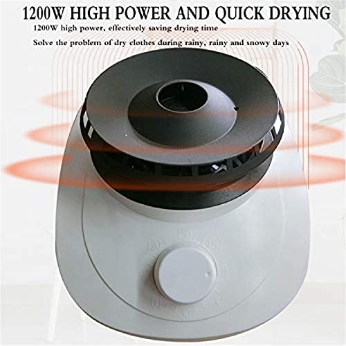 Secadora de roupas elétricas, secador de roupa elétrica portátil 1200W design silencioso de alta pot
