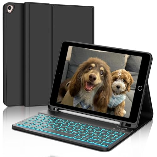 Teclado iPad 9 Generación para Escribir con Ñ sin Errores Funda iPad 10.2 Negra