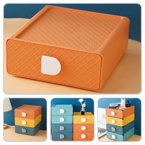 Rangement plastique TEHAUX pour optimiser l'espace de votre bureau et coiffeuse - 5