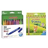PERFECTO PARA NIÑOS: Nuestro set de 24 rotuladores de punta gruesa están pensados para los más pequeños de la casa. Son ideales para iniciarse en el mundo del dibujo y la pintura con esta gama de colores. Además, estos rotuladores para niños pertenecen a la gama de rotuladores lavables para niños, por lo que ofrecen una larga duración.