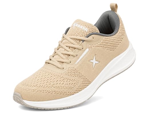 Kraasa Men’s Running Shoes | Breathable Mesh Upper | Lightweight Phylon Sole | Cushioned EVA Insole | Comfortable Sports & Casual Sneakers for Gym, Wa