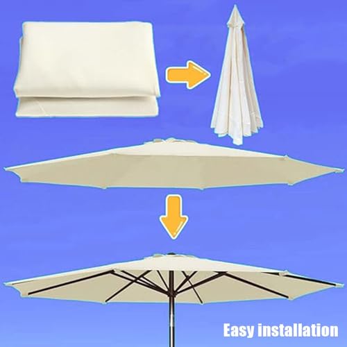 Toldo de repuesto para sombrilla desgastada de exterior 4