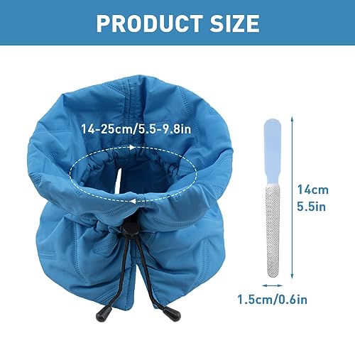 Image of 2pcs Cat Cone Collar,Cat Donut Collar,Cat Cones to Stop Licking,Cat Recovery Collar,Soft and Light,Prevent Pets from Biting,Licking Injured or Surgical Sites