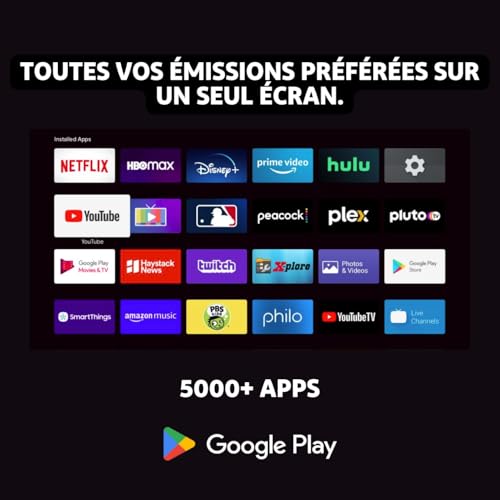 Android TV Salora 24 pouces HD Smart TV compacte avec applications de streaming - 6