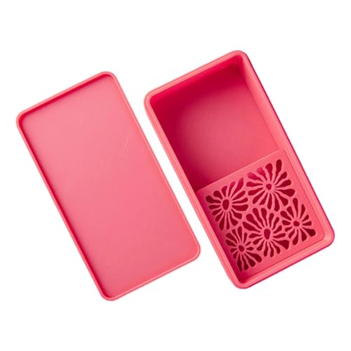 Cornstarch Kneading Box, Clay Tool, Easy to Use, Practical Cornstarch Powder Container for Clay, Red