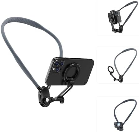 Magnetic Neck Mount Phone Holder,Hands-Free Shooting, Adjustable - View #10