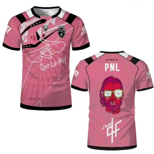 T-Shirt Maillot de Foot Rap PNL Que la Famille