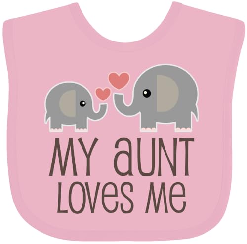 inktastic My Aunt Loves Me Baby Bib