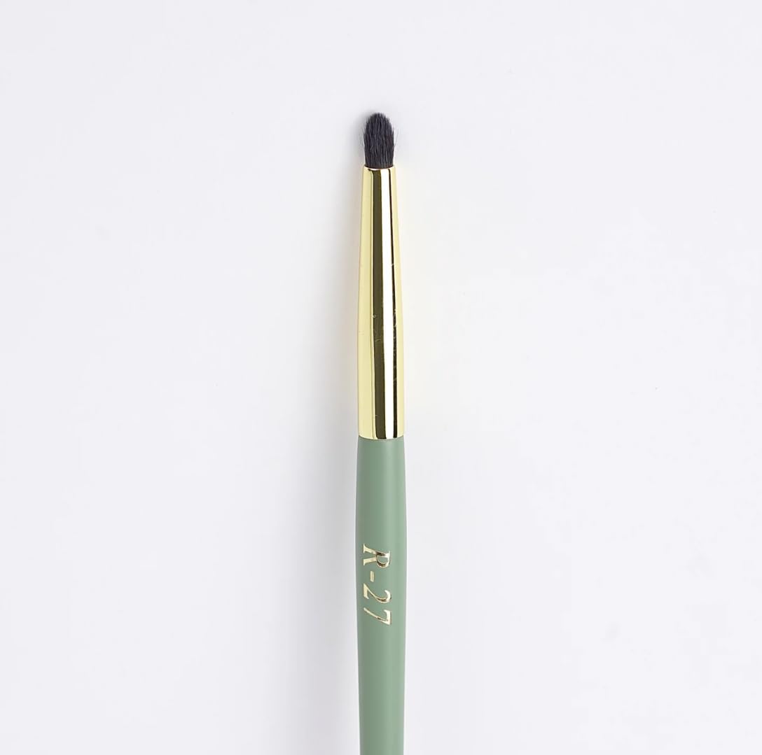 DR R-27 Small Round Blending Brush, Made with Natural Goat Hair for Perfect Eyeshadow Makeup