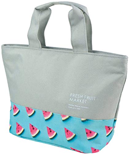 L'ABSURDE ランチトート 保冷 21×11×21cm フレッシュ フルーツ マーケット スイカ