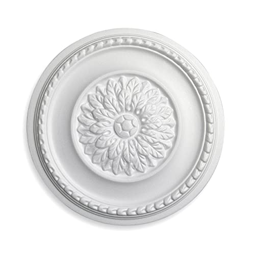 Realizzato in polistirolo Rosone in polistirolo per soffitto modello ELISA diametro 42 cm