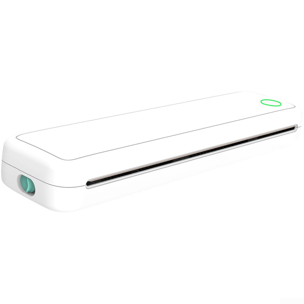 Imprimante Portative Compacte pour Papier Thermique(White)