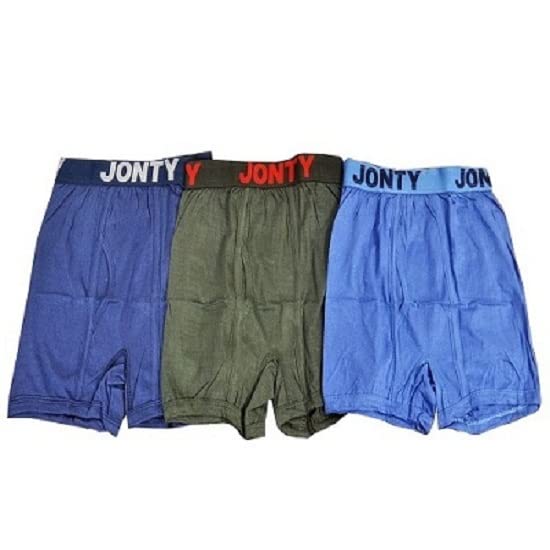 hivata Boxer Men's & Boys Brief Cotton Regular Solid Trunks Multi Underwear (Pack of 3)-picture-11