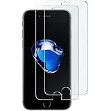 2fach Set: Premium Display Schutzglas für iPhone 7 (3D Touch kompatibel) - perfekter Schutz für ihr Display gegen alle Einflüsse und Fremdeinwirkungen - High Tech Verbundstoffe in Mehrschichtfertigung sorgen für extreme Härte und Widerstandskraft - WICHTIGER HINWEIS: Aufgrund der Wölbung am Displayrand ist die Folie etwas kleiner als das Display. Sie bedeckt nur die ebene Fläche, da ansonsten keine 100% Haftung gewährleistet wäre (Beachten Sie bitte die Produktbilder)