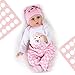 ZIYIUI 22 Pollici 55cm Bambole Reborn Femmina Bambola di Silicone per Bambini Giocattoli per Neonati Regali di Natale Reborn Baby Toddler Reborn Dolls