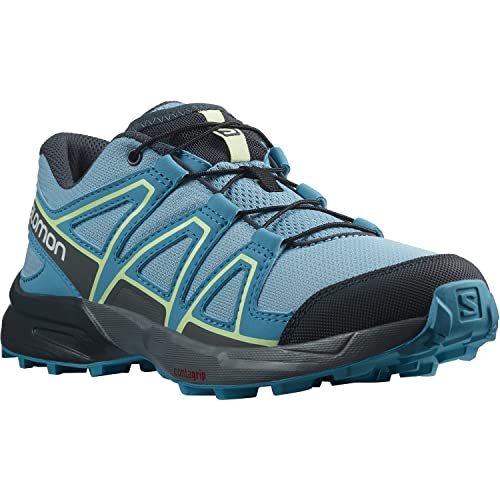Salomon Kid's Speedcross Trail Running Shoes, Delphinium Blue/Stormy Weather/India Ink, 3 Big Kid