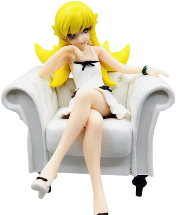 Miniatura 1 de No Box Hantai Anime Girl Figura Monogatari Series Oshino Shinobu-11CM Model Toys Colección de figuras de acción personaje de anime