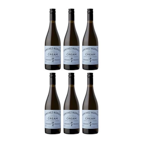 Sanchez Romate Cream Rotwein Rot süss Spanien inkl. FeinWert E-Book (6 x 0.75 l)