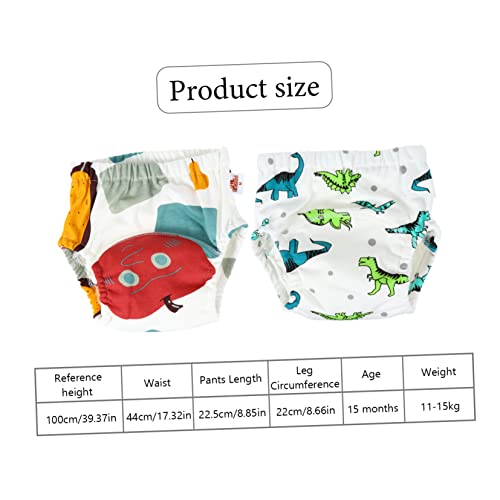 ifundom 2 Unidades fraldas bebê fraldinha boca para bebe calça treino cuecas bebê fraldas treinament