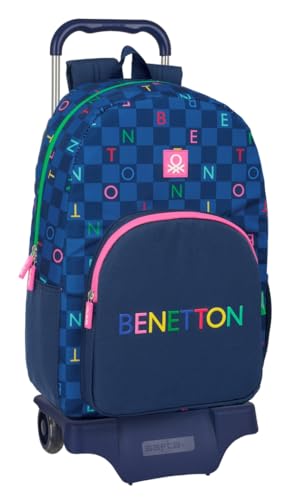 Sac à dos scolaire avec chariot Benetton pour soulager le dos