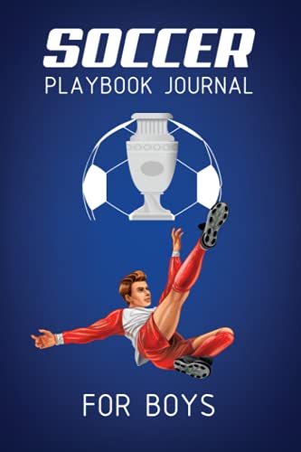 Soccer Playbook Journal for Boys & Coaches, 120 Pages